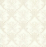 Regalia Beige & Cream Textured Floral Damask Wallpaper - SZ002460